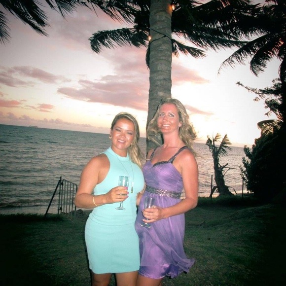 Minuet purple sparkly a line dress size medium - Picture 8 of 16